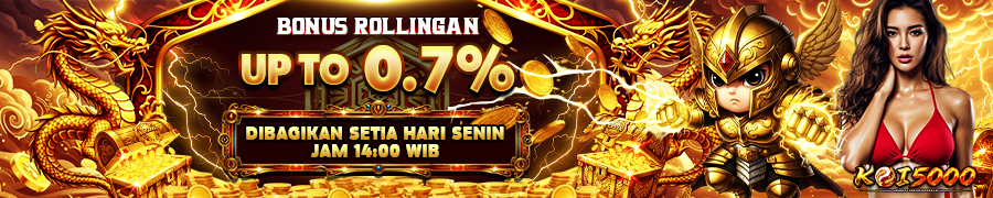 koi5000 bonus rollingan 0.7%